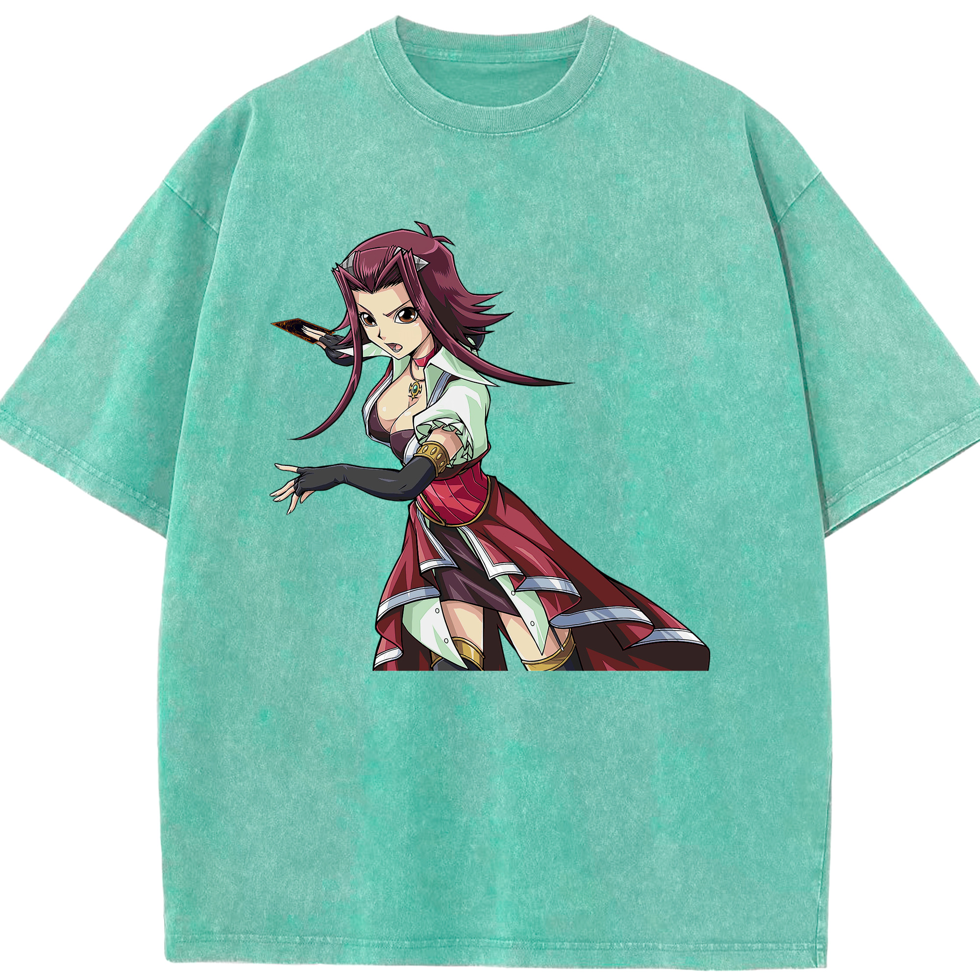 （画像用） 遊☆戯☆王 Yu-Gi-Oh! 綿100% ヴィンテージ風 半袖Tシャツ（フロントプリント）